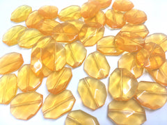 Orange Beads, The Aria Collection, 28mm Beads, big acrylic beads, bracelet necklace earrings, jewelry making, orange acrylic bangle beads