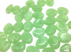 Light Green Beads, The Princess Collection, 25mm Beads, big acrylic beads, bracelet necklace earrings, jewelry making, green jewelry
