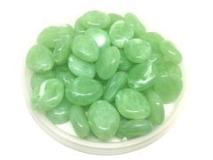 Light Green Beads, The Princess Collection, 25mm Beads, big acrylic beads, bracelet necklace earrings, jewelry making, green jewelry