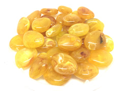 Marigold Yellow Beads, The Princess Collection, 25mm Beads, big acrylic beads, bracelet necklace earrings, jewelry making, yellow jewelry