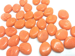 Orange Clementine Beads, The Princess Collection, 25mm Beads, big acrylic beads, bracelet necklace earrings, jewelry making, orange jewelry