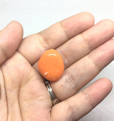 Orange Clementine Beads, The Princess Collection, 25mm Beads, big acrylic beads, bracelet necklace earrings, jewelry making, orange jewelry