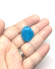 Caribbean Blue Beads, The Princess Collection, 25mm Beads, big acrylic beads, bracelet necklace earrings, jewelry making, aqua blue jewelry