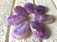 Purple Teardrop Pendants, 57x36mm, acrylic gem pendants, 1 hole pendant, long necklace, wire wrapped pendant, wrapping pendant purple