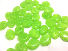 Key Lime Green Beads, The Princess Collection, 25mm Beads, big acrylic beads, bracelet necklace earrings, jewelry making, green jewelry