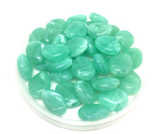 Mint Green Beads, The Princess Collection, 25mm Beads, big acrylic beads, bracelet necklace earrings, jewelry making, green jewelry, mint