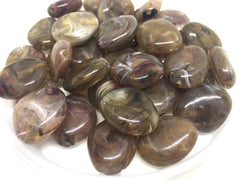 Storm Beads, Purple brown The Princess Collection, 25mm Beads, big acrylic beads, bracelet necklace earrings, jewelry making, brown beads