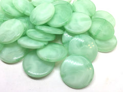 Mint Green round beads, light green beads, green beads, Bangle Making, Jewelry Making, 27mm Beads, mint Jewelry necklace, green jewelry