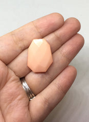 Peach faceted beads, light pink beads, peach beads, Bangle Making, Jewelry Making, 27mm Beads, peach Jewelry necklace, peach jewelry bracele
