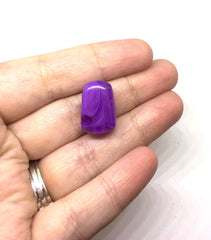 Purple 21mm Beads, geometric acrylic beads, bracelet necklace earrings, jewelry making, acrylic bangle beads, purple beads, purple bangle