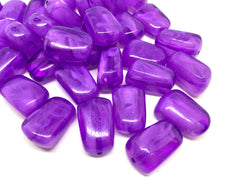 Purple 21mm Beads, geometric acrylic beads, bracelet necklace earrings, jewelry making, acrylic bangle beads, purple beads, purple bangle
