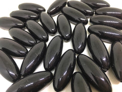 Black Beads, The POD Collection, 31mm Beads, big acrylic beads, bracelet, necklace, acrylic bangle beads, black jewelry, back bracelet