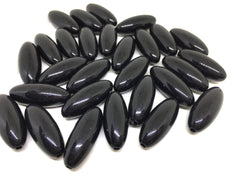 Black Beads, The POD Collection, 31mm Beads, big acrylic beads, bracelet, necklace, acrylic bangle beads, black jewelry, back bracelet