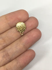 20mm Etched Gold post earring circle blanks, gold round earring, gold stud earring round, gold jewelry, gold dangle earring making