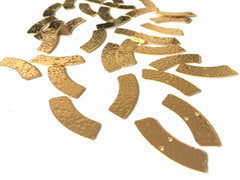 Gold Hammered Earring Connector Bases, Necklaces Earrings focal point hardware, gold diy earring wires statement boho geometric jewlery