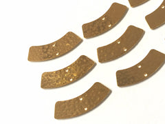 Gold Hammered Earring Connector Bases, Necklaces Earrings focal point hardware, gold diy earring wires statement boho geometric jewlery