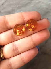 14mm GOLD acrylic post earring round blanks, brown round earring, stud earring, drop dangle earring making colorful jewelry blanks circle