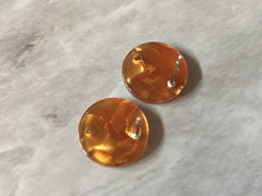 14mm GOLD acrylic post earring round blanks, brown round earring, stud earring, drop dangle earring making colorful jewelry blanks circle