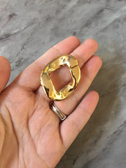 XXL Gold Mirror LINKING chain, gold jewelry, chunky necklace or bracelet, lucite resin chain links jewelry making, plastic connector large
