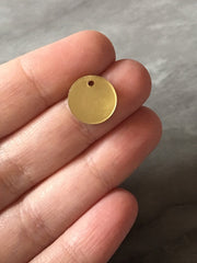 Gold Mirror Acrylic Blanks, 12mm earring circles, dangle beads monogram earrings, acrylic blanks, circular earrings, acrylic circles