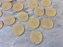 Gold Glitter Acrylic Blanks Cutout, Circle blanks, earring bead jewelry making, 25mm circle jewelry, 1 Hole circle bangle single hole