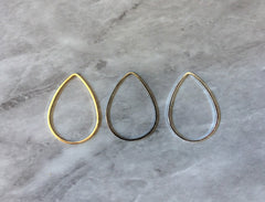 Metal Thin Wire Oval 32mm for earrings, gray blanks, DIY gold earring jewelry round gray earrings, geometric boho long necklace silver gold