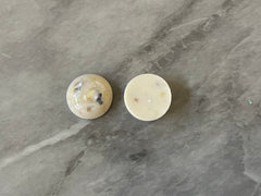 Terrazzo + Cream Resin Acrylic Blanks Cabs, 16mm round circle blanks, earring jewelry making, stud earring blanks, cabochon earrings