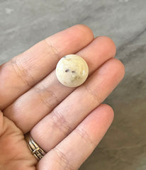 Terrazzo + Cream Resin Acrylic Blanks Cabs, 16mm round circle blanks, earring jewelry making, stud earring blanks, cabochon earrings