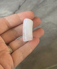 Acrylic curved tube beads, White tube bracelet beads, resin tube beads accent statement bracelet, stretch bracelet beads