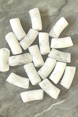 Acrylic curved tube beads, White tube bracelet beads, resin tube beads accent statement bracelet, stretch bracelet beads