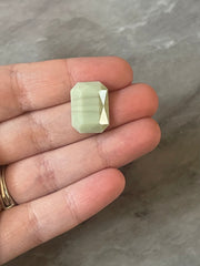 Mint Green + Gray Acrylic Blanks Cabs, 18mm Rectangle blanks, earring jewelry making, stud earring blanks, cabochon earrings