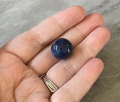 Navy Blue 15mm round beads, gumball beads, bubblegum beads, chunky beads necklace jewelry, chunky necklace circle girls dark blue