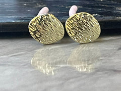 12mm Gold post earring blanks drop earring, stud earring jewelry dangle DIY earring making oval fancy drop evening earrings