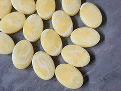 Banana & White Beads, The Ezra Collection, 34mm Oval Beads, Big Acrylic beads, Big Beads, Bangle Yellow, Wire Bangle, Beaded Jewelry