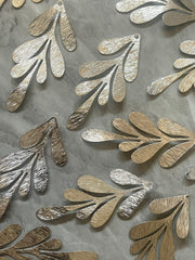 Silver Plated Large flower pendants, brass leaves flutter, Statement earring bottom jewelry long necklace bead floral 62mm