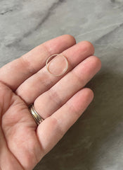 16mm silver Metal circles, bracelet necklace earrings, jewelry making, geometric earrings, triangle blanks, simple round minimalist jewelry