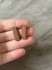 Wood Grain Post 20mm rectangle earring blanks drop earring, stud earring jewelry dangle DIY earring making fancy drop evening