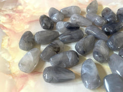 Gray Beads, Gray black swirl Beads 28mm Oval Beads, Big Acrylic beads, Big Beads, Bangle Beads, Wire Bangle necklace Beaded Jewelry