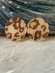 XL 25mm GLITTER Round Circle stud earring blanks, drop earring post, stud earring, gold jewelry, dangle DIY making round acrylic acetate