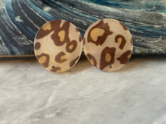 XL 25mm GLITTER Round Circle stud earring blanks, drop earring post, stud earring, gold jewelry, dangle DIY making round acrylic acetate