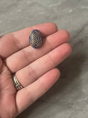 Navy Blue & Gold beads, Dark Blue Beads, 18mm Oval Beads, Big Acrylic beads, Big Beads, Bangle Beads, Wire Bangle, Beaded Jewelry