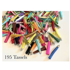 WHOLESALE Pieces 3.5 Inch Extra Long Silver Capped Suede Tassels Jewelry Supplies Monogram Keychain Suede Metallic, sale clearance beads