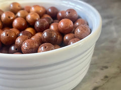 Round Grain Wood Beads, circle beads 12mm beads, craft supplies, bangle bracelets earrings or necklaces, brown jewelry circular