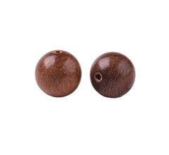 Round Grain Wood Beads, circle beads 12mm beads, craft supplies, bangle bracelets earrings or necklaces, brown jewelry circular