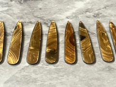 Brownish Gold Texture acrylic Beads, geometric shape acrylic 55mm Long Earring or Necklace pendant bead 1 one hole, gold jewelry