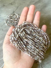WHOLESALE! Coffee House, Glass Beads Strands, 3mm Faceted Rondelle Bead strands, 16 inch strands, about 190 beads per strands