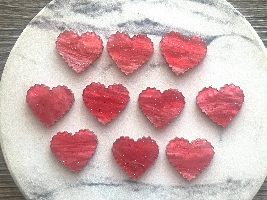 Glitter Galaxy Pink Heart Acrylic Earring Blanks, blank glitter jewelry, resin earrings lucite love earring blanks Valentines Day Stud
