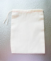 5x7 Drawsting Cotton Bags - Choose your quantity - Candy / Soap / Party Favor / Jewelry bags - Swoon & Shimmer - 2