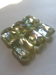34mm Glass Crystal in Pale yellow- faceted crystals for jewelry creation, bangle making - Swoon & Shimmer - 3