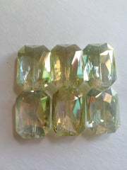 34mm Glass Crystal in Pale yellow- faceted crystals for jewelry creation, bangle making - Swoon & Shimmer - 2